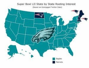 A map shows that nobody likes the Patriots.