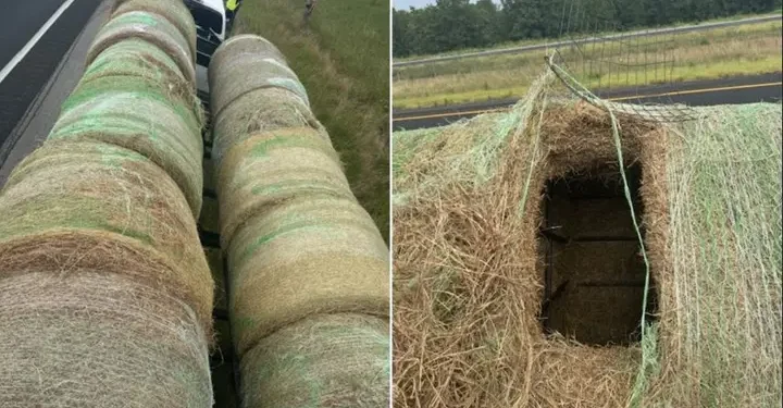Alleged Human Smugglers Arrested in Texas After Hiding Migrants Inside Hollowed Hay Bales